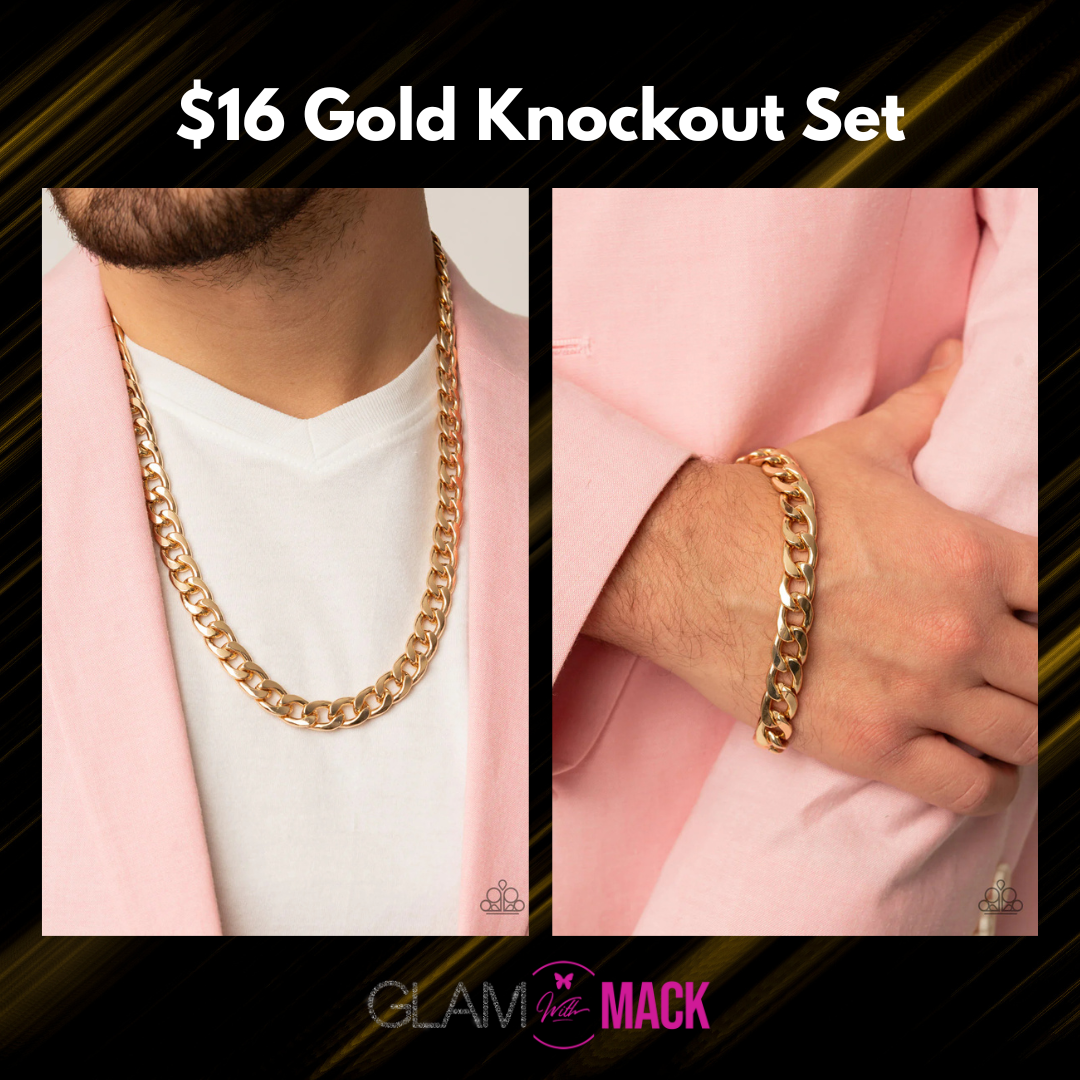 Gold Knockout Chain Set