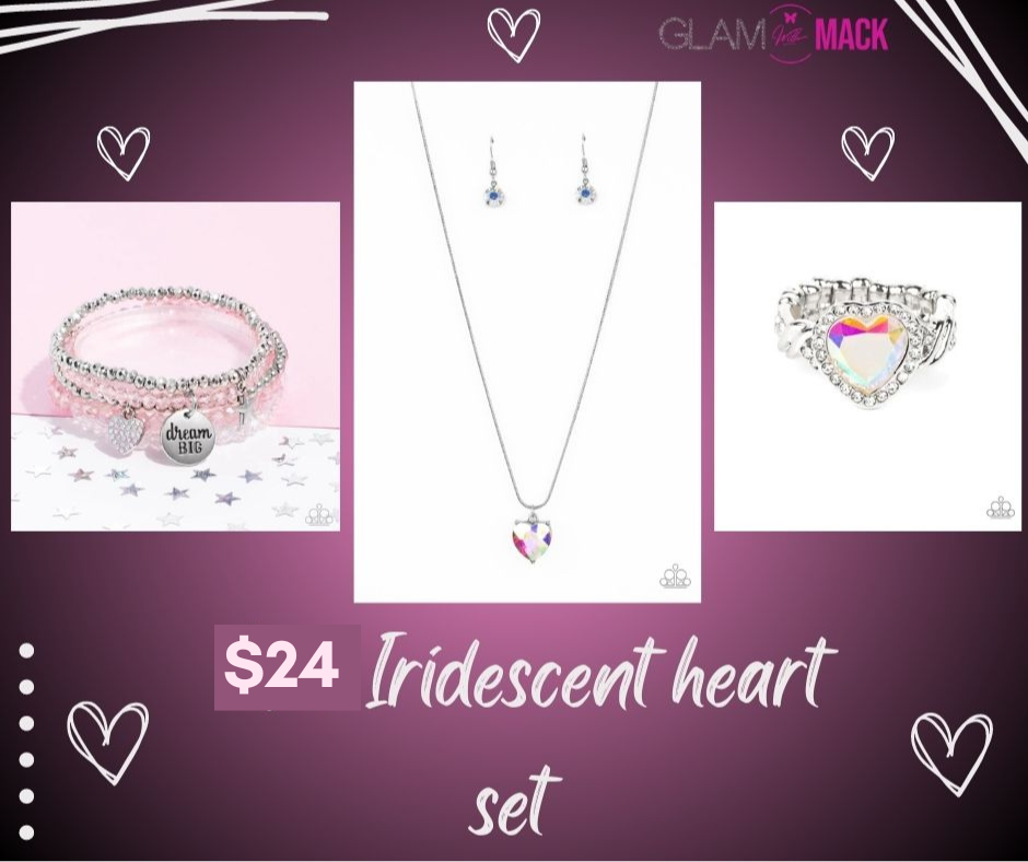 Iridescent Heart Set