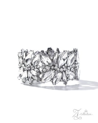 2025 Paparazzi Zi Collection Composed Charm - White