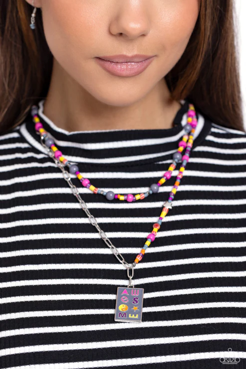 Paparazzi  Curated Collision - Silver