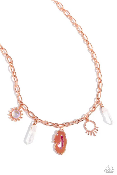 Paparazzi Geode Glam - Copper