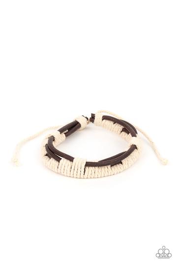 Paparazzi Nautical Distance - Brown - Bracelet