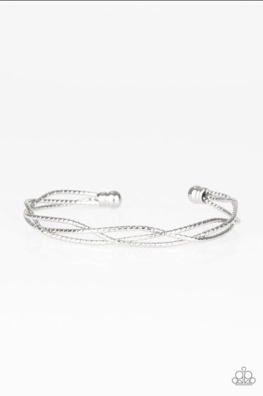 Paparazzi Twist of the Wrist - silver