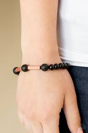 Paparazzi Bracelet ~ Metro Meditation - Copper